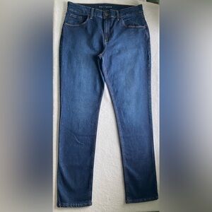 Mott & Bow Boyfriend Jeans Medium Wash Stretch Denim Straight Leg 32x32